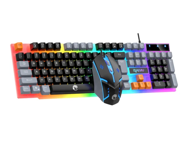 Wired Keyboard And Mouse Set Usb Luminous Mechanical Keyboard And Mouse Set For PC Laptop Computer Game Office - Image 7