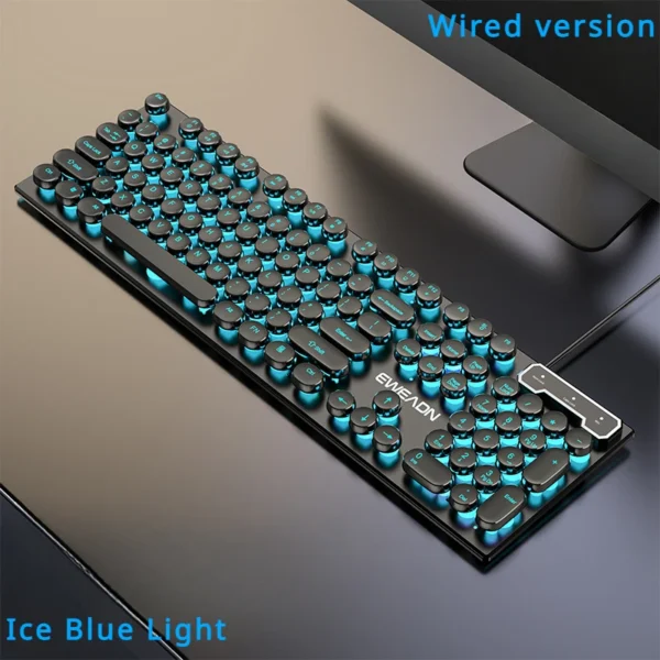 Wired Keyboard Mechanical Feel E-Sports 104 Keys Usb Wired Gaming Mouse Wired Keyboard Pc Gamer Accessories for Laptop Gift - Image 8
